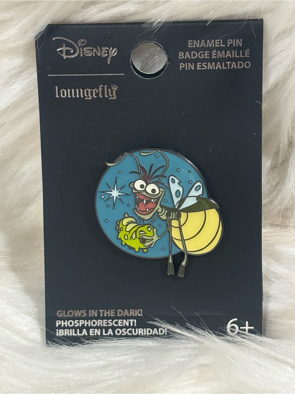 Loungefly The Princess And The Frog Ray Glow-In-The-Dark Enamel Pin